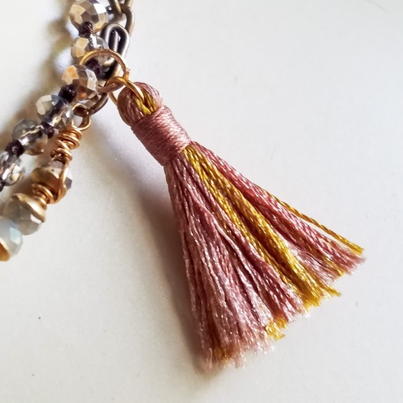 “Polished Panache”- Beaded 2 in 1 Wrap Necklace - Picture 4 of 7